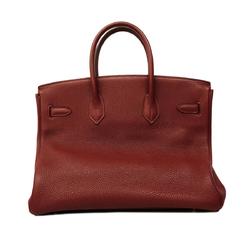 Hermes handbag Birkin 35 □H stamp Togo Rouge H Ladies