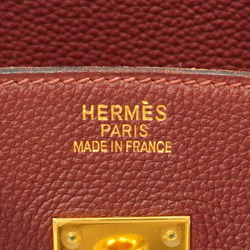 Hermes handbag Birkin 35 □H stamp Togo Rouge H Ladies