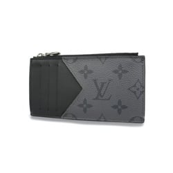 Louis Vuitton Wallet/Coin Case Monogram Eclipse Coin Card Holder M69533 Black/Grey Men's