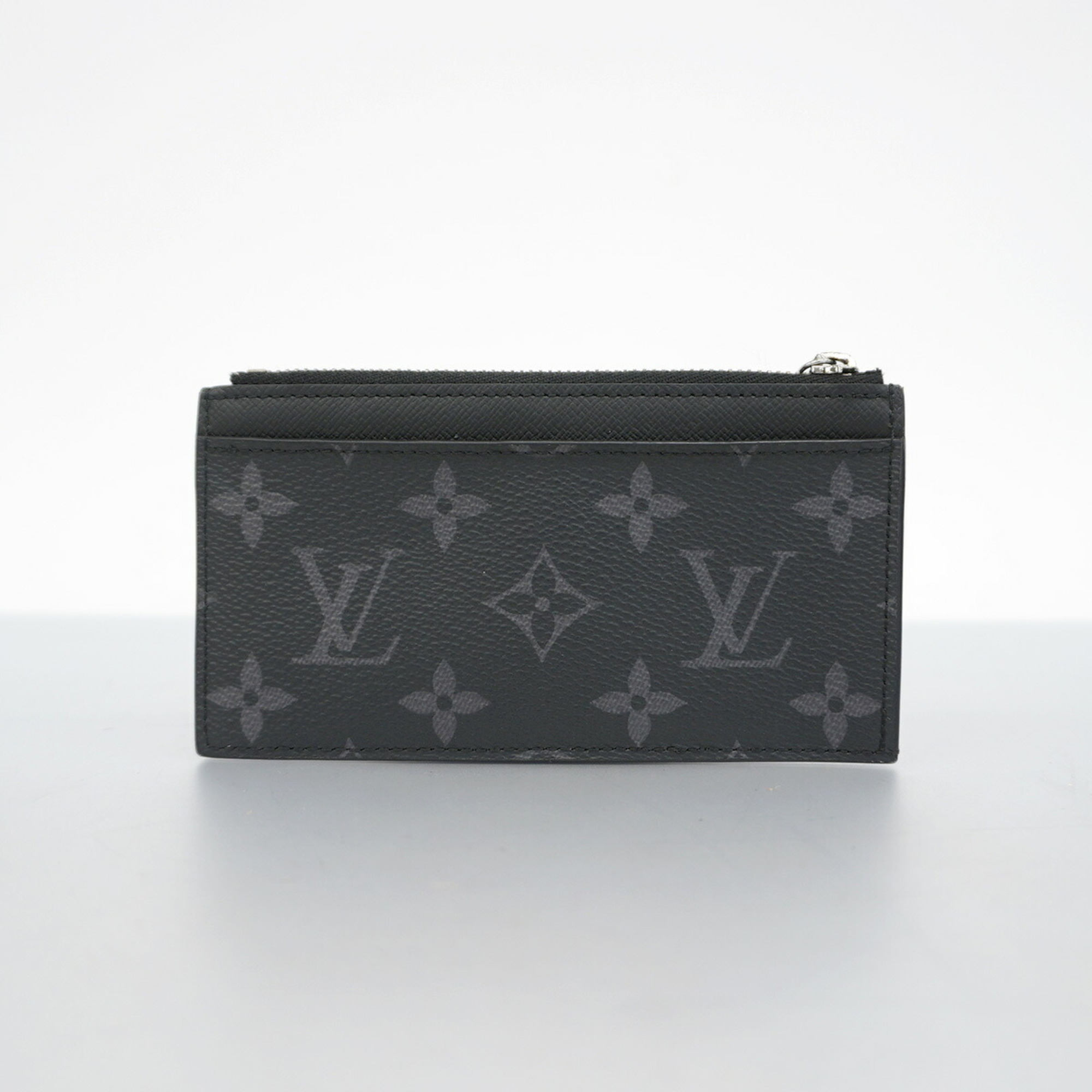 Louis Vuitton Wallet/Coin Case Monogram Eclipse Coin Card Holder M69533 Black/Grey Men's