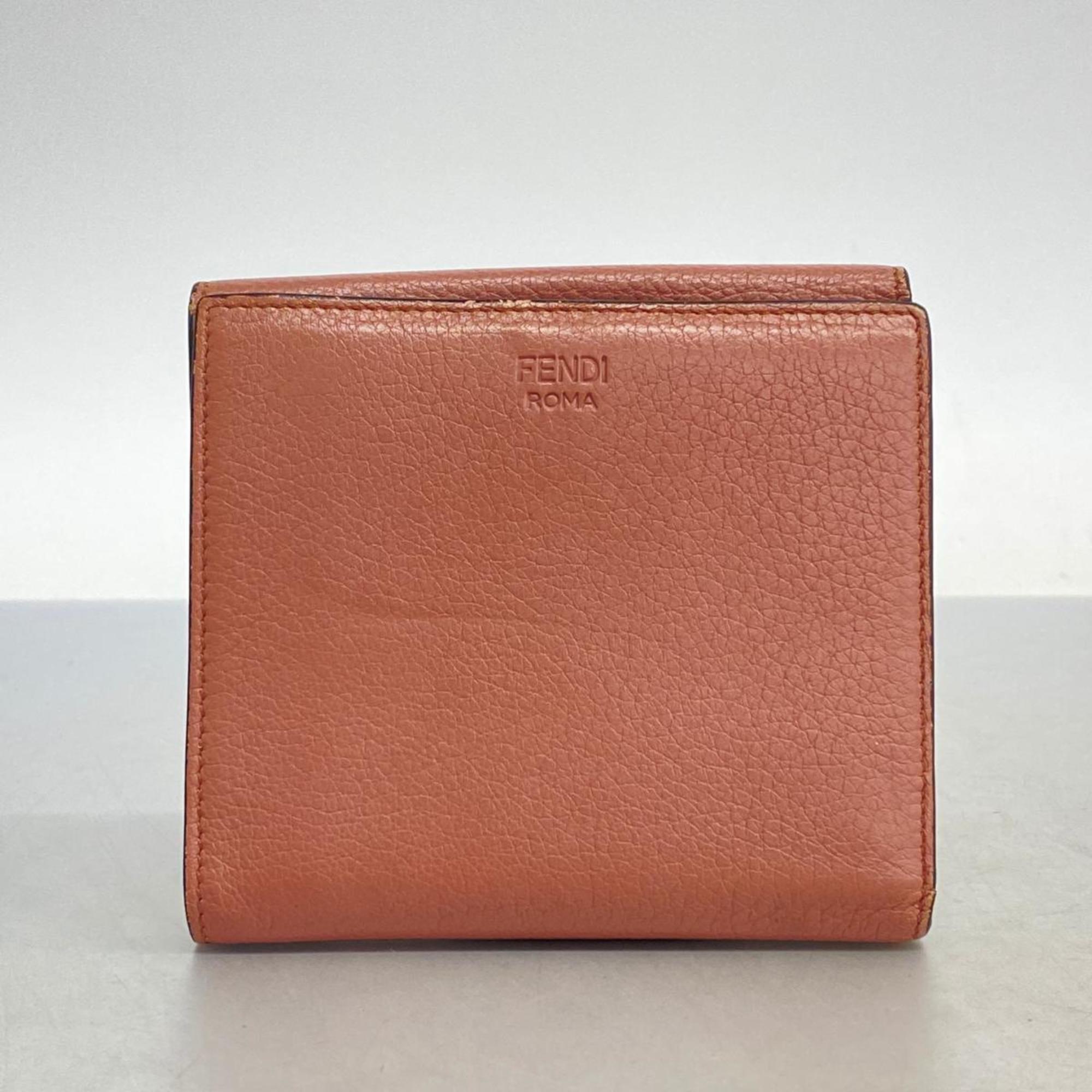 Fendi wallet leather pink ladies