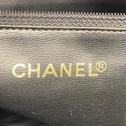 Chanel Shoulder Bag Patent Leather Black Women's