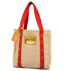 Louis Vuitton Tote Bag Antigua Cabas MM M40035 Beige Women's