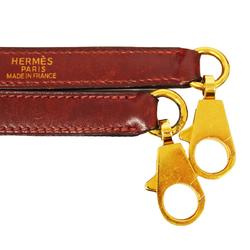 Hermes handbag Kelly 32 A stamp box calf Rouge H ladies