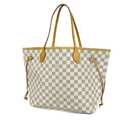 Louis Vuitton Tote Bag Damier Azur Neverfull MM N51107 White Women's