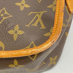 Louis Vuitton Shoulder Bag Monogram Gibessier MM M42247 Brown Women's