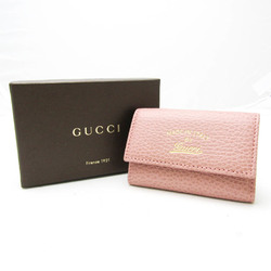 Gucci 354499 Women's Leather Key Case Pink