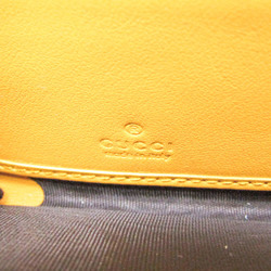 Gucci GG Embossed 625558 Men,Women Leather Long Wallet (bi-fold) Yellow