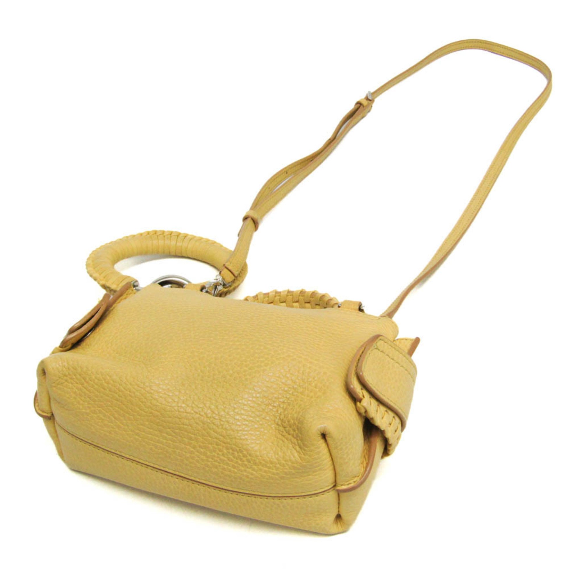 Tod's Women's Leather Handbag,Shoulder Bag Yellow