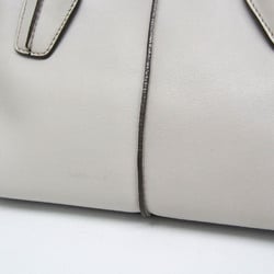 Tod's Women's Leather Handbag,Shoulder Bag Light Gray