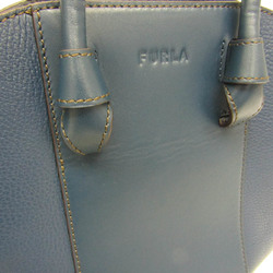 Furla Mia Stella Medium WB00727 Women's Leather Handbag,Shoulder Bag Navy