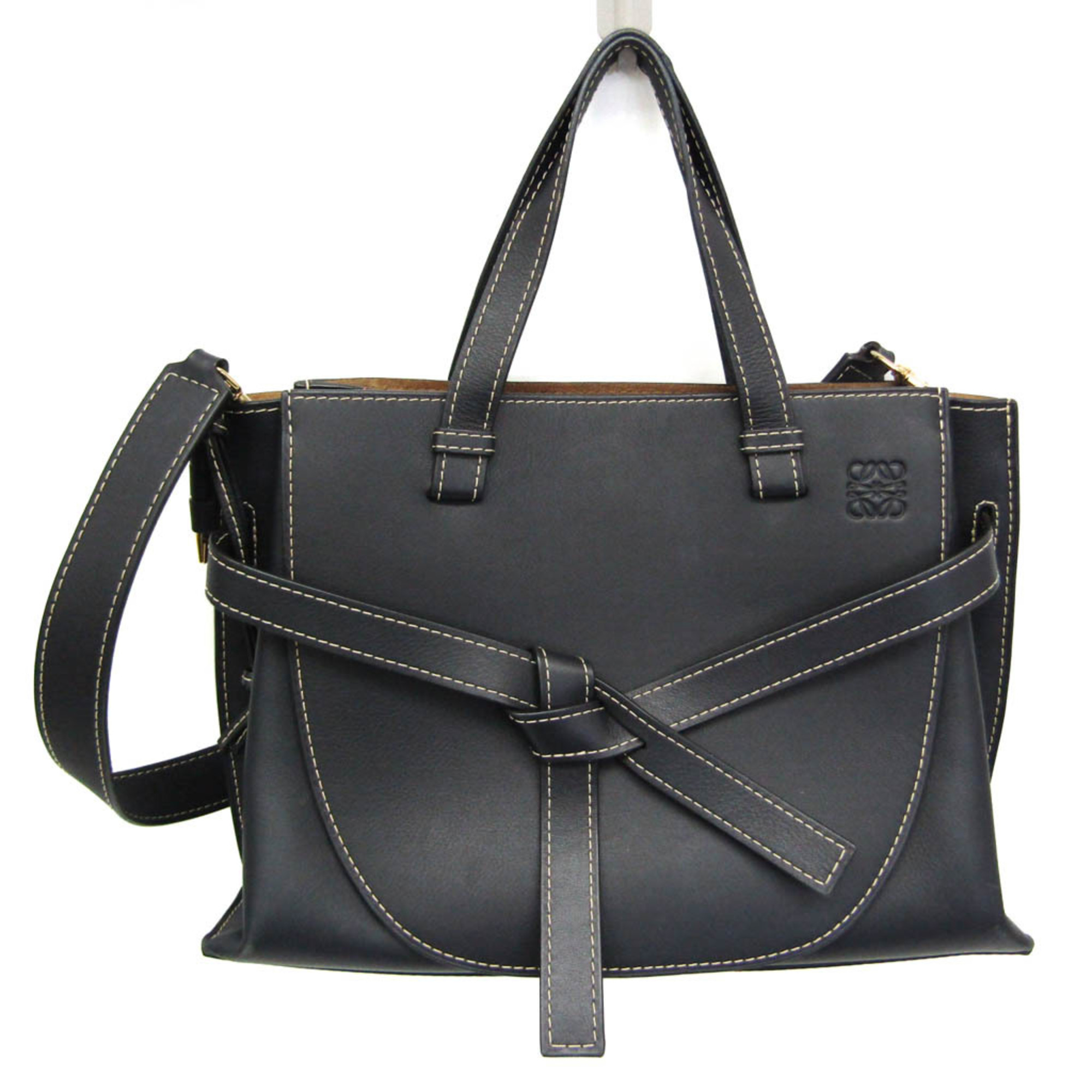 Loewe Gate Women's Leather Shoulder Bag,Tote Bag Black