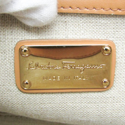 Salvatore Ferragamo EZ-21 F179 Women's Leather Shoulder Bag Camel