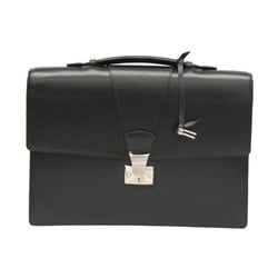 Cartier Men's Leather Briefcase Black