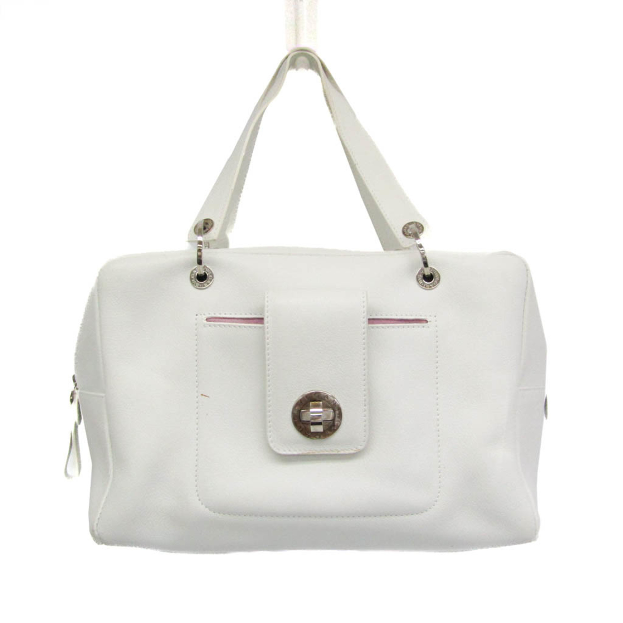 Bvlgari Bvlgari Bvlgari Women's Leather Handbag White