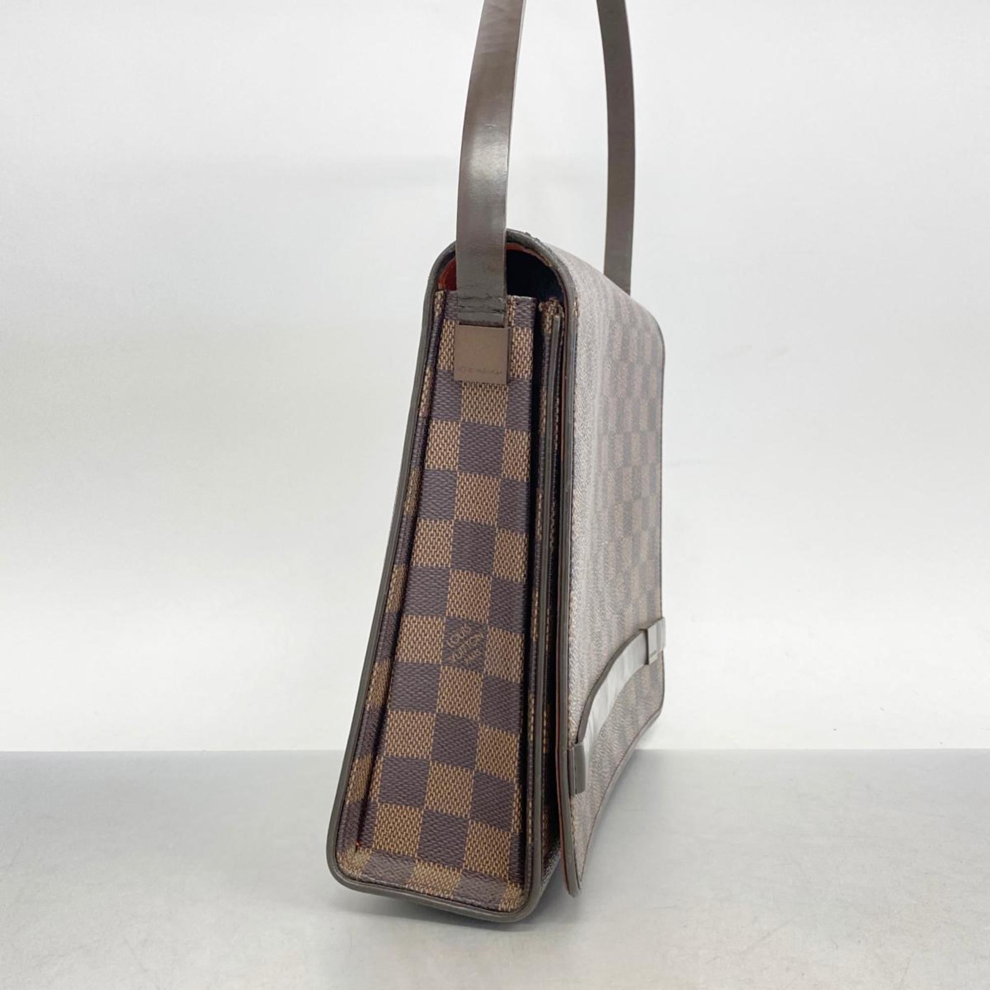 Louis Vuitton Shoulder Bag Damier Tribeca Carre N51161 Ebene Ladies