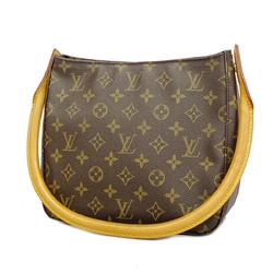 Louis Vuitton Shoulder Bag Monogram Looping MM M51146 Brown Women's