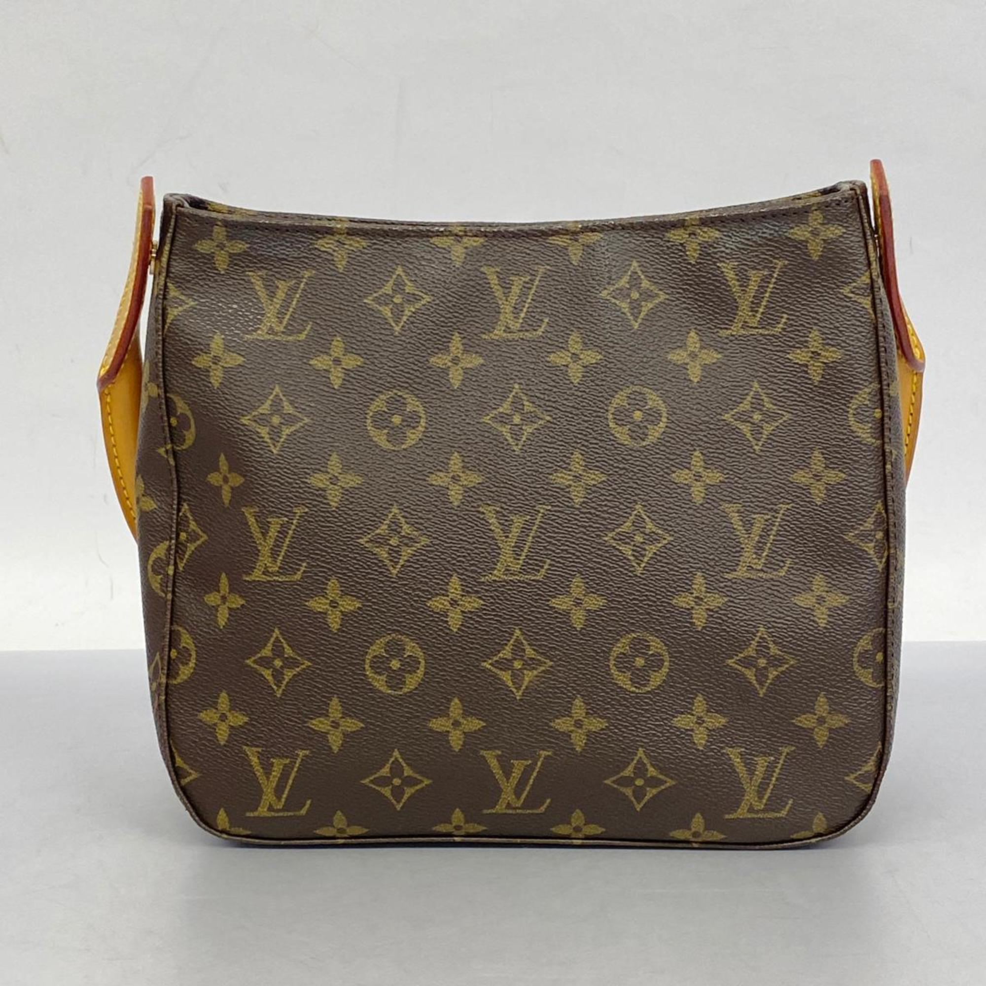 Louis Vuitton Shoulder Bag Monogram Looping MM M51146 Brown Women's