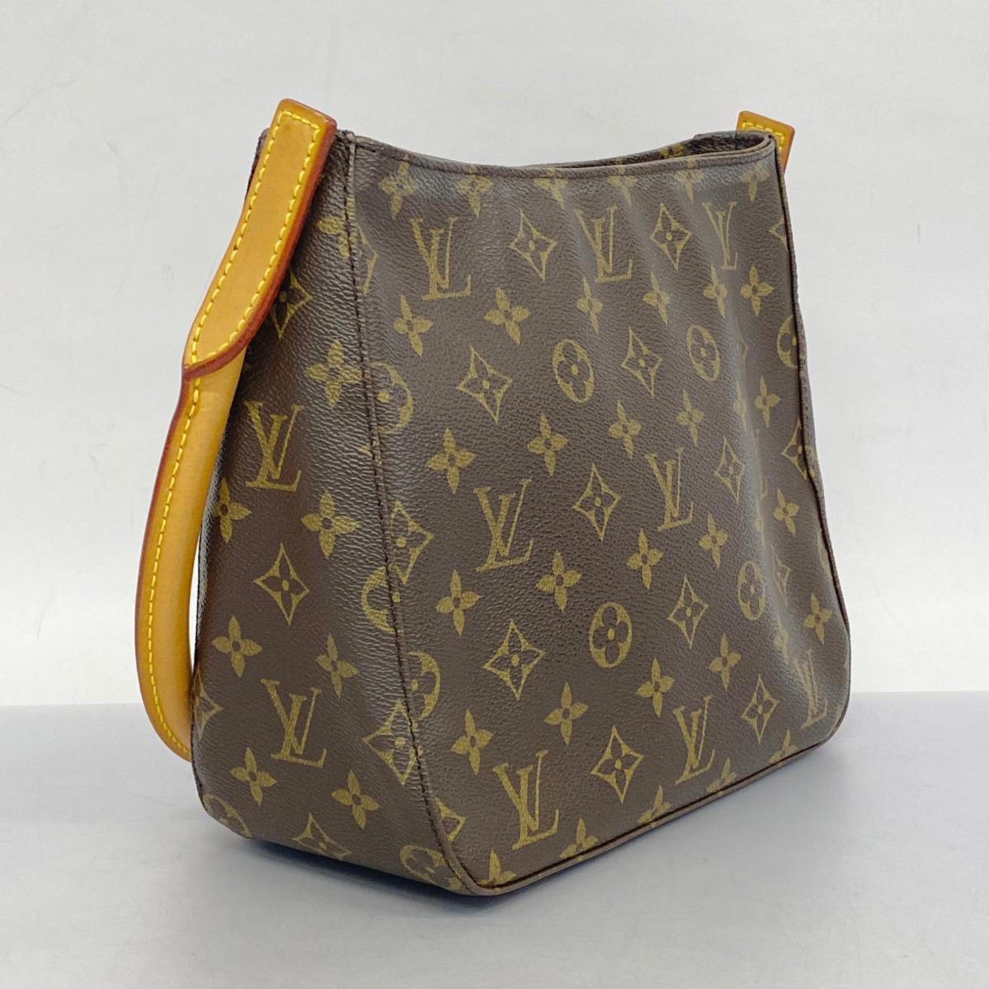 Louis Vuitton Shoulder Bag Monogram Looping MM M51146 Brown Women's