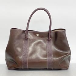 Hermes Tote Bag Garden PM Amazonia Dark Brown Women's