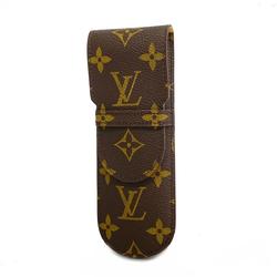 Louis Vuitton Pen Case Monogram Etui Stylo M62990 Brown Men's Women's