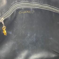 Chanel Shoulder Bag Chain Caviar Skin Black Women's