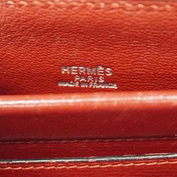 Hermes Shoulder Bag Cabana E Stamp Togo Rouge Ash Women's