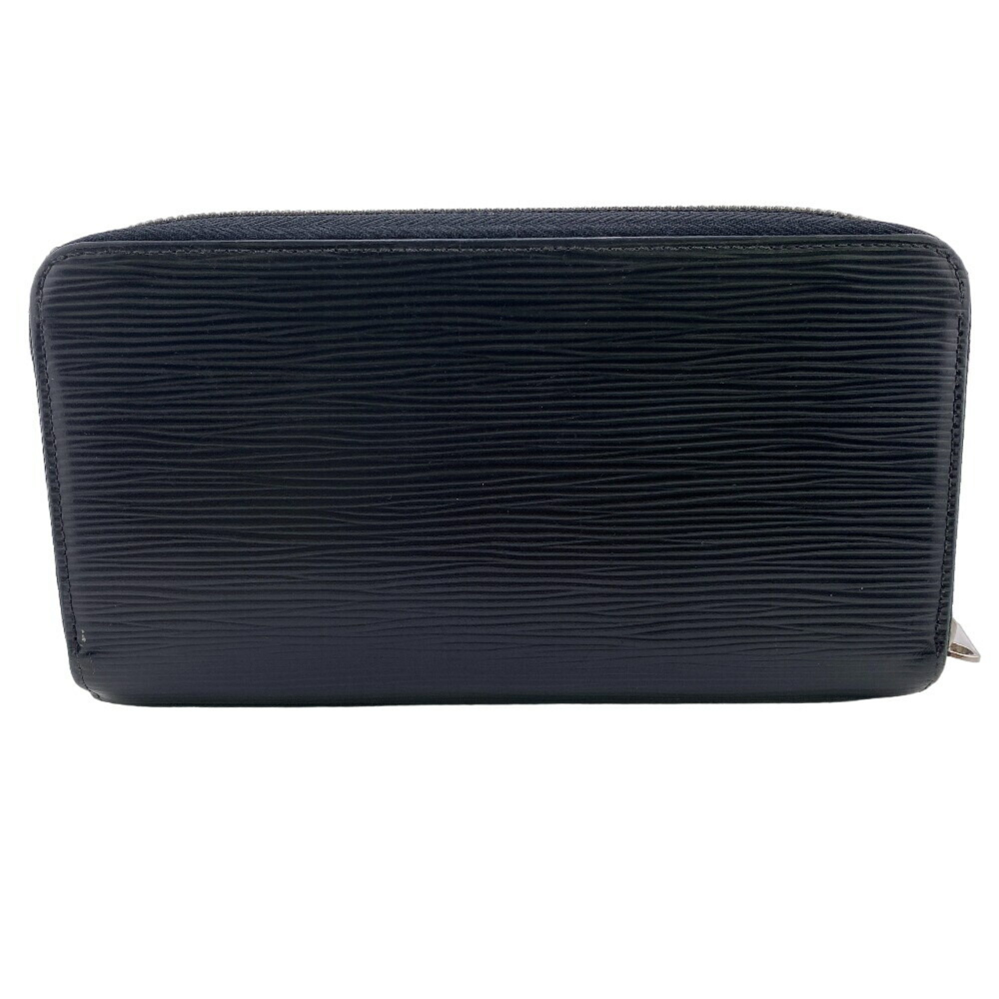 LOUIS VUITTON M61857 Zippy Wallet Round Epi Long Black Men's