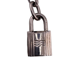 HERMES Amulet 4 Keychain Charm Silver Unisex