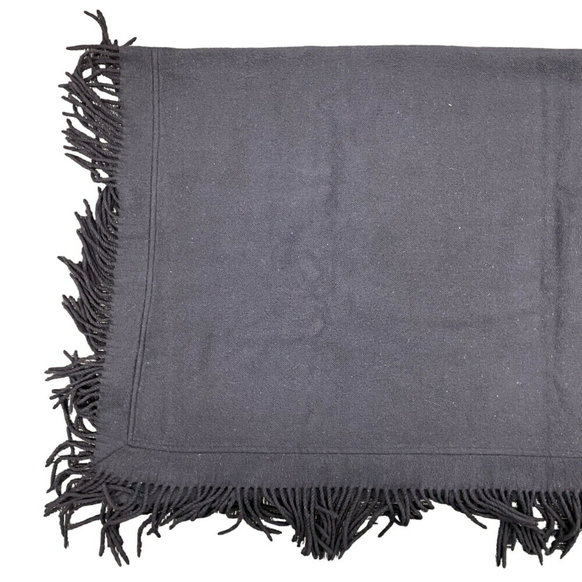 HERMES Blanket Black Unisex