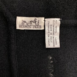 HERMES Blanket Black Unisex