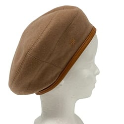 HERMES Serie Beret Brown Unisex