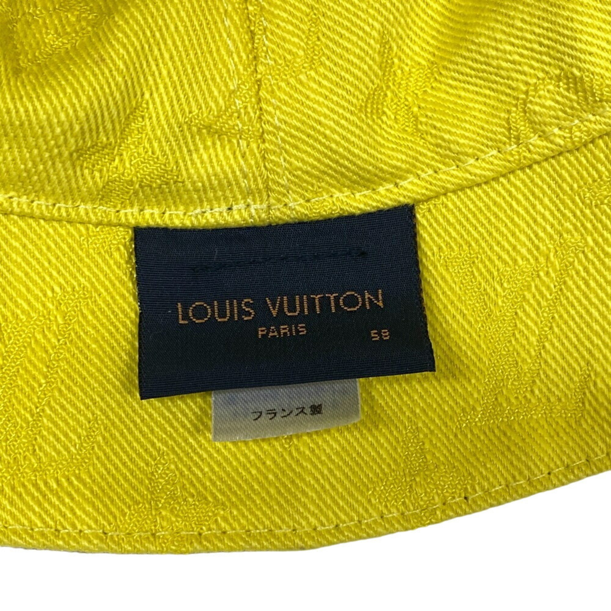 LOUIS VUITTON MP3123 Bonnet Everyday LV Bucket Hat, Blue, Unisex