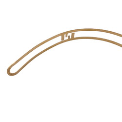 FENDI Fendi Hair Headband Gold Women's