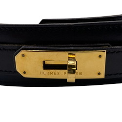 HERMES Kelly 60 Belt Black Unisex