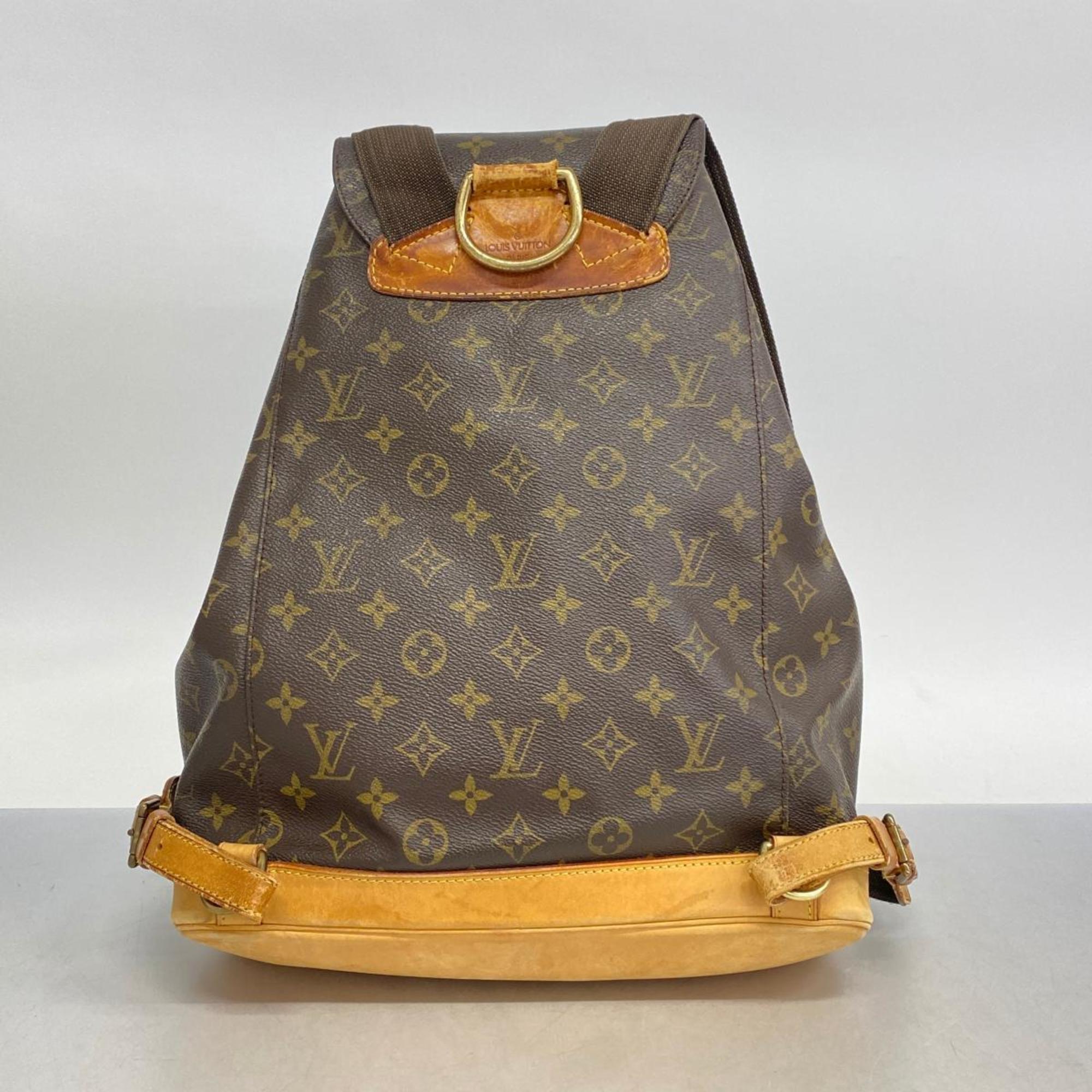 Louis Vuitton Backpack Monogram Montsouris GM M51135 Brown Men's Women's