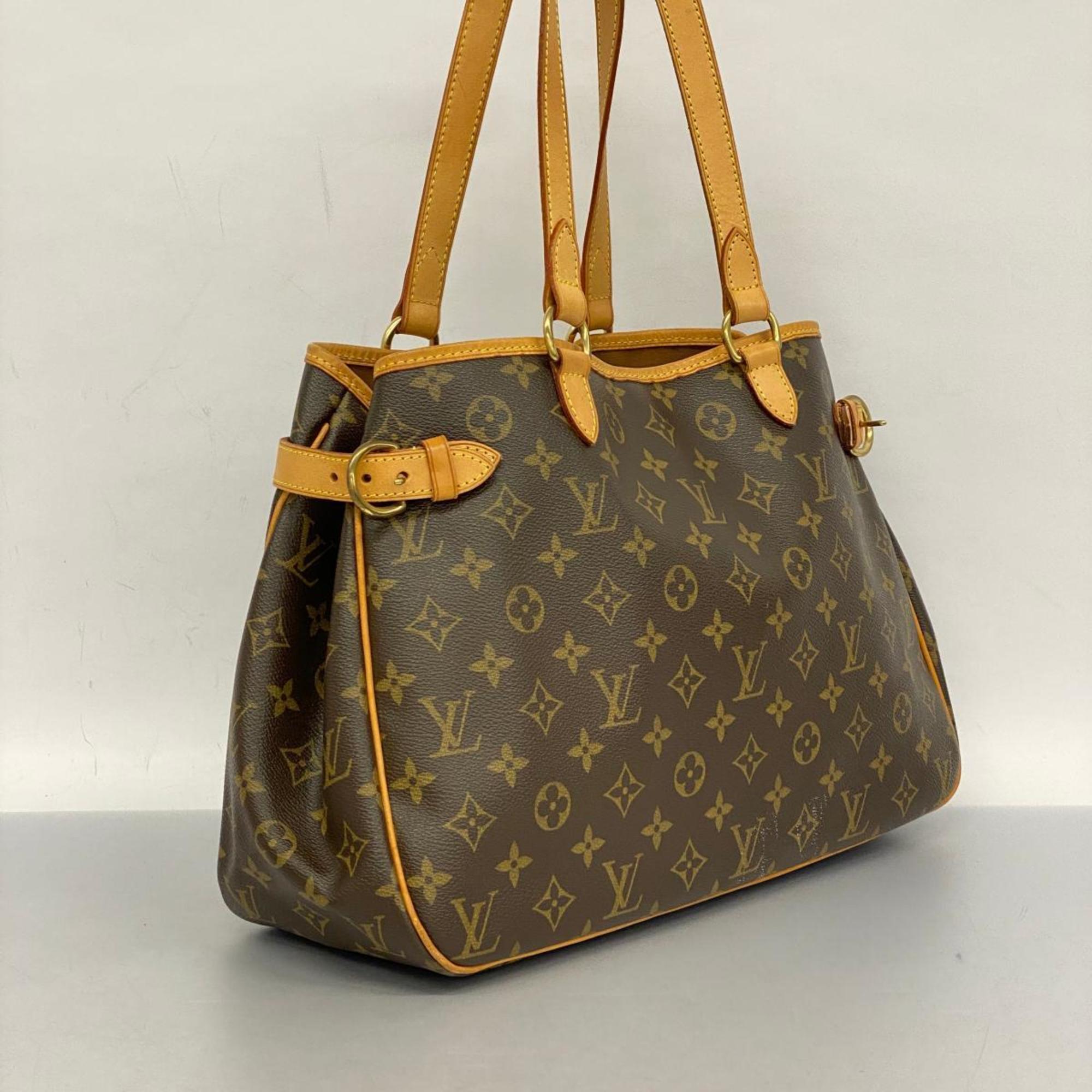 Louis Vuitton Tote Bag Monogram Batignolles Horizontal M51154 Brown Women's