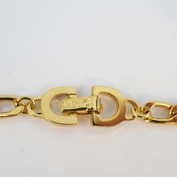 Christian Dior Necklace Chain GP Plated Gold Women's