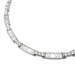 Tiffany 750WG Diamond Atlas Ladies Necklace 750 White Gold DH83110