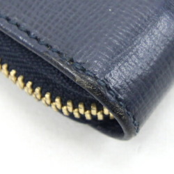 Dunhill Round Long Wallet Navy Leather Men's dunhill