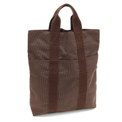 Hermes Handbag Air Line Cabas Brown Canvas Tote Bag Men's Women's HERMES