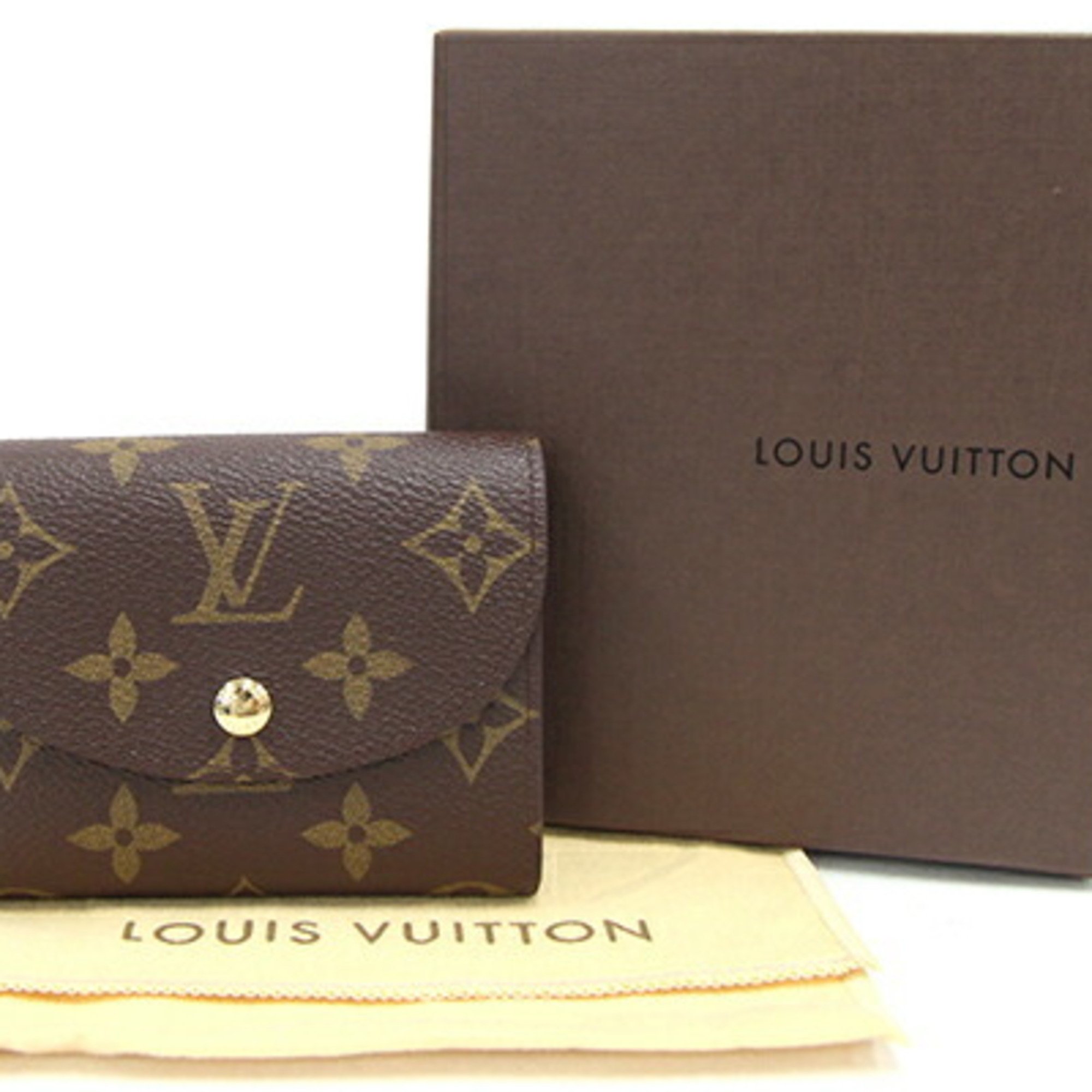 Louis Vuitton Tri-fold Wallet Monogram Portefeuille Helene M60253 Compact Women's LOUIS VUITTON