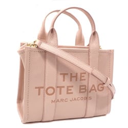 Marc Jacobs The Leather Tote Bag Small Women's Rose Pink H009L01SP21 Hand Shoulder A6048449