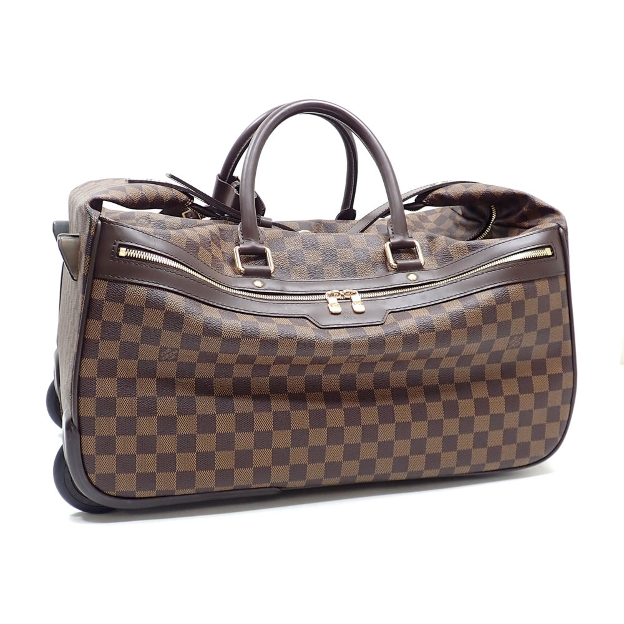 Louis Vuitton Boston Bag Damier Ebene Eole 50 N23205 with Initials Women's Men's Unisex Carry A6048432