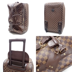 Louis Vuitton Boston Bag Damier Ebene Eole 50 N23205 with Initials Women's Men's Unisex Carry A6048432