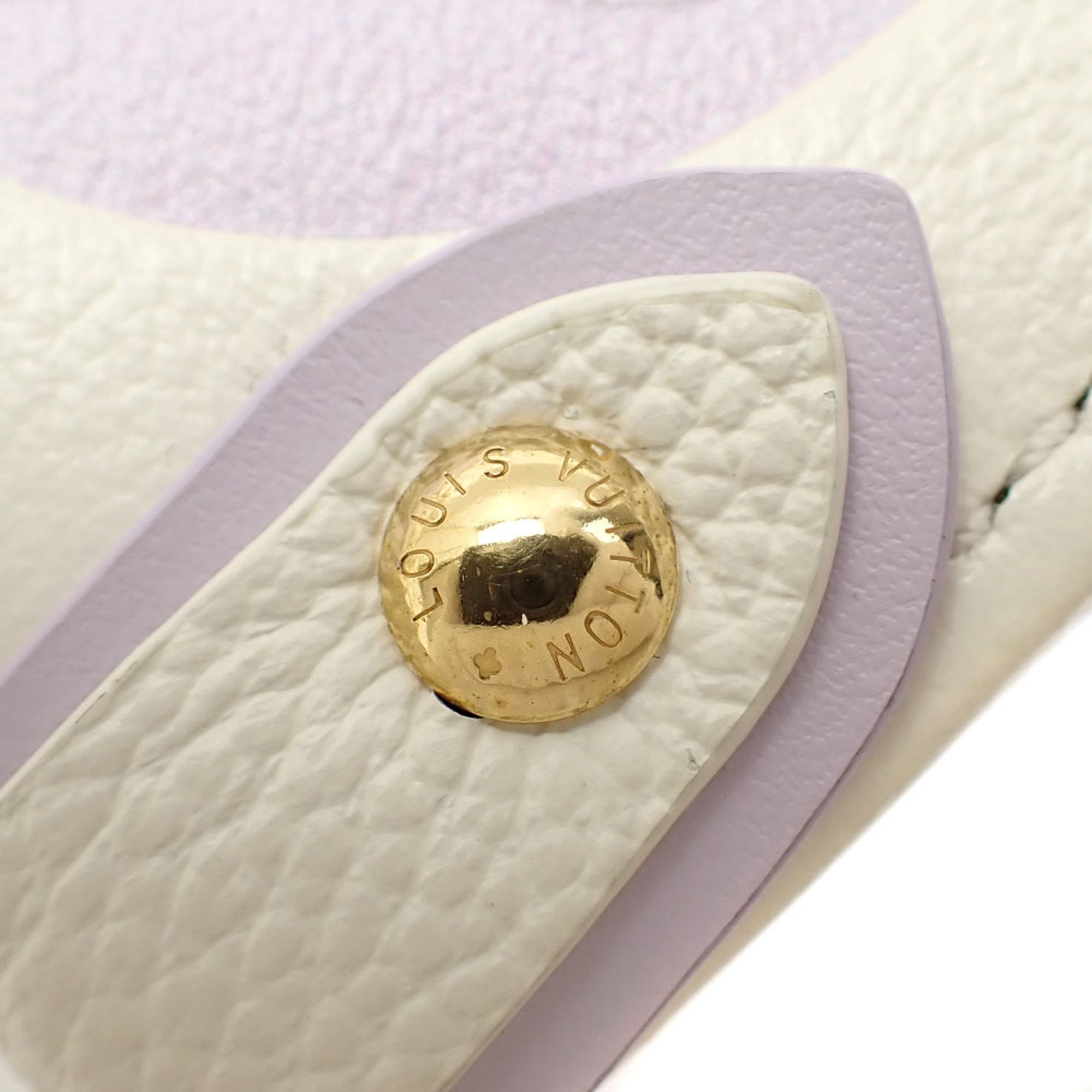 Louis Vuitton Tote Bag Bicolor Monogram Empreinte On the Go MM Women's M23937 Latte White Lilac Hand Shoulder C212121