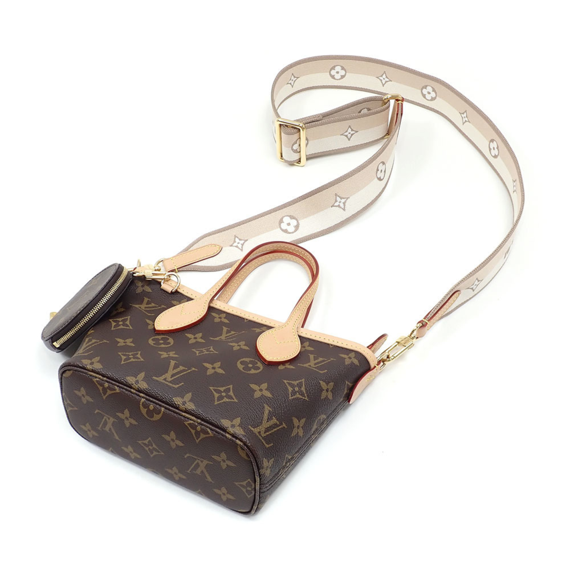 Louis Vuitton Handbag Monogram Neverfull BB Women's M46705 Coin Beige Tote Shoulder A6048454