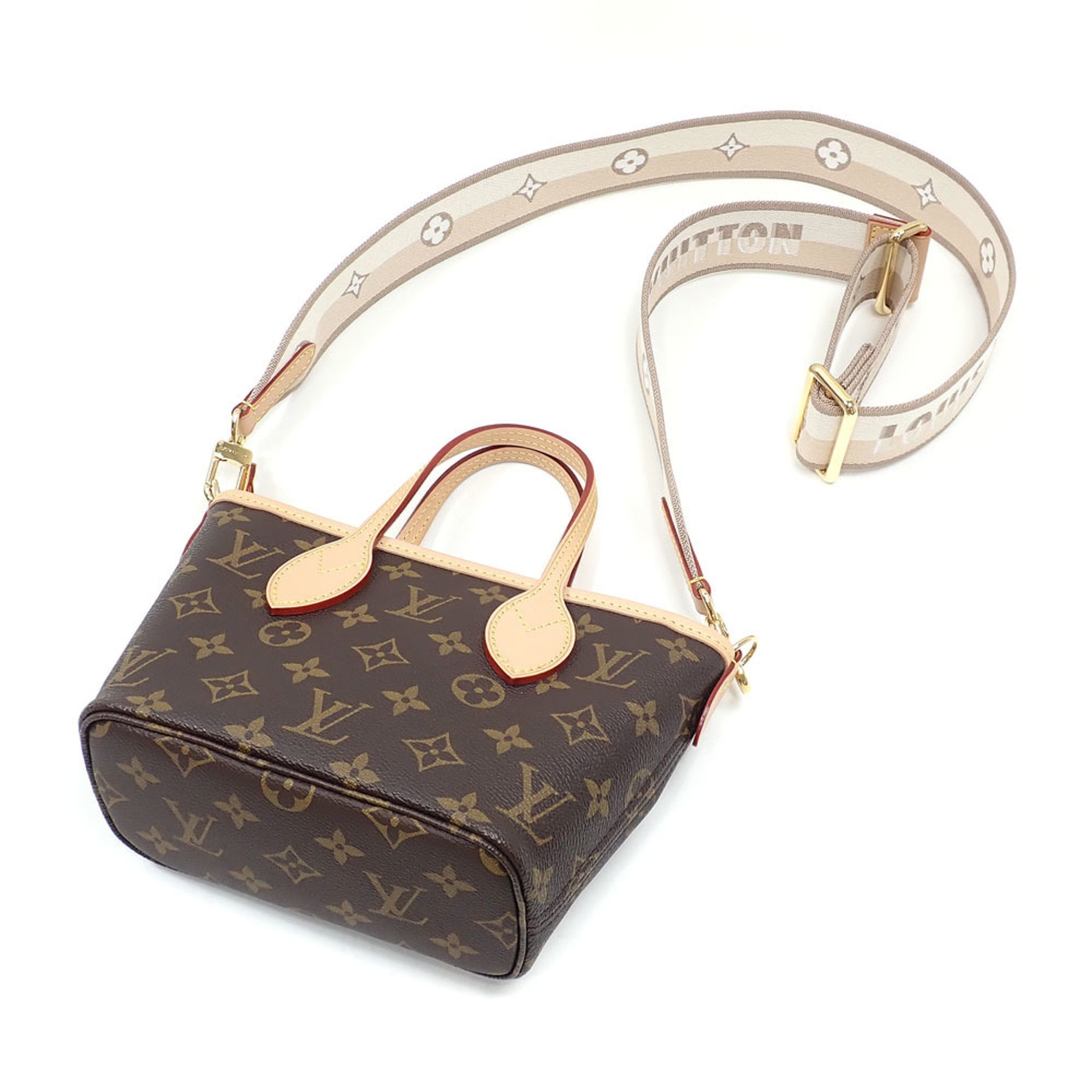 Louis Vuitton Handbag Monogram Neverfull BB Women's M46705 Coin Beige Tote Shoulder A6048454