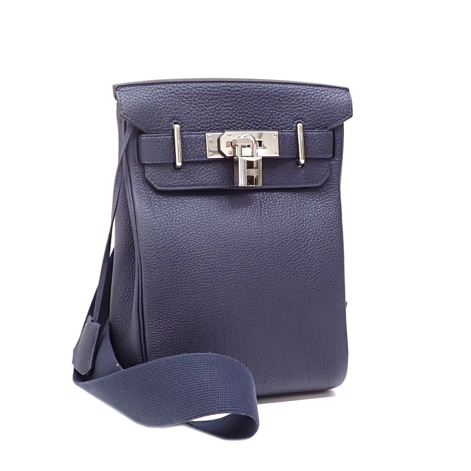 Hermes Kelly Akkad PM Body Bag for Men Blue Navy Togo U Stamp Made around 2022 HERMES A214145