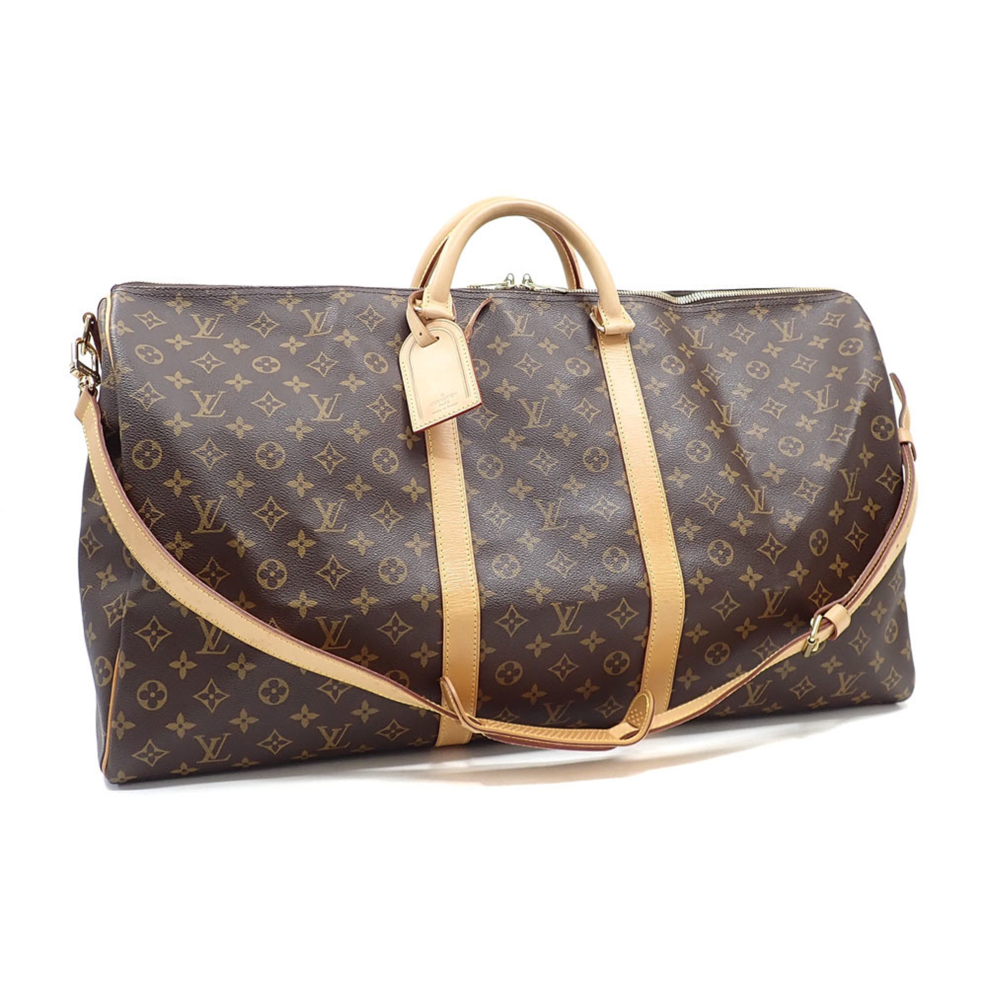 Louis Vuitton Boston Bag Monogram Keepall Bandouliere 60 M41412 Women's Men's Shoulder Hand A6048435